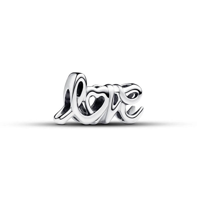 PANDORA MOMENTS HANDWRITTEN LOVE CHARM 793055C00 Schmuck Silber Silver 925°