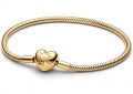 PANDORA MOMENTS HEART CLASP SNAKE CHAIN BRACELET 563050C00-19 Schmuck Silber Silver 925° - ansicht-3