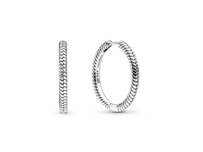 PANDORA MOMENTS HEART HOOP EARRINGS 299532C00 Schmuck Silber Silver 925°