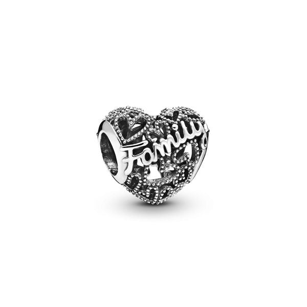 PANDORA MOMENTS OPENWORK FAMILY HEART CHARM 798571C00 Schmuck Silber Silver 925°