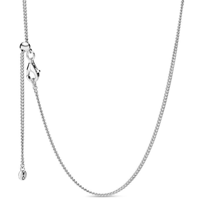 PANDORA MOMENTS SNAKE CHAIN NECKLACE 398283-60 Schmuck Silber Silver 925°