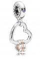 PANDORA MOMENTS UNION OF HEARTS DANGLE CHARM 787247NLCMX Schmuck Silber Silver 925° - ansicht-3