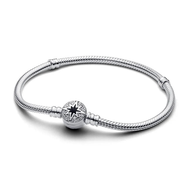 PANDORA NORTH STAR CLASP SNAKE CHAIN - Size 20 593584C01-20 Schmuck Silber Silver 925°