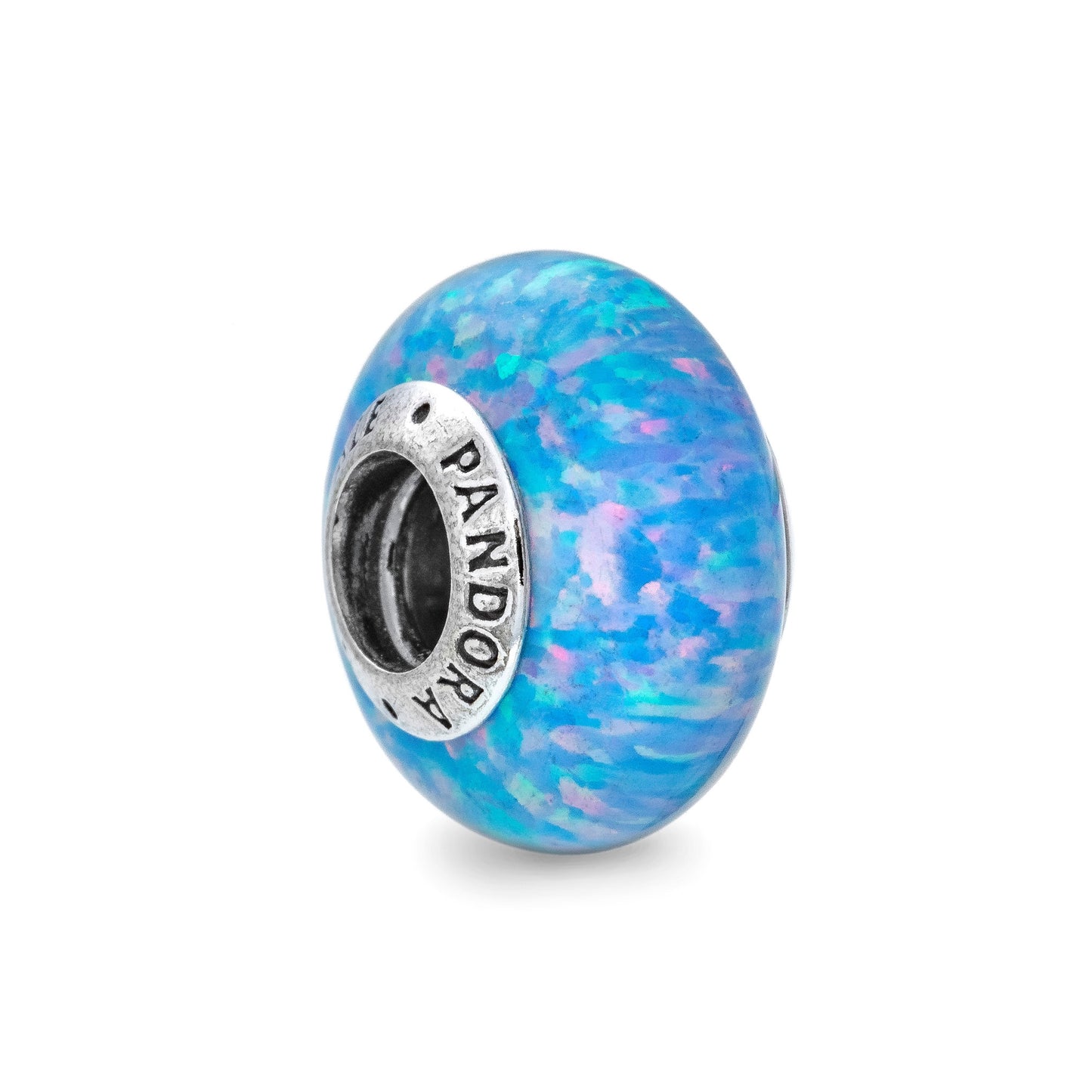 PANDORA OPALESCENT OCEAN BLUE CHARM 791691C01 Schmuck Blau Silver 925° -
