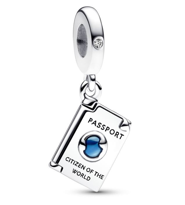 PANDORA OPENABLE PASSPORT DANGLE CHARM 792680C01 Schmuck Silber Silver 925°