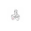 PANDORA PINK MURANO GLASS DRAGONFLY DANGLE CHARM 799187C01 Schmuck Silber Silver 925° ansicht-3