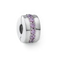 PANDORA PINK SPARKLING ROW CLIP 791972PCZ Schmuck Silber Silver 925° ansicht-3