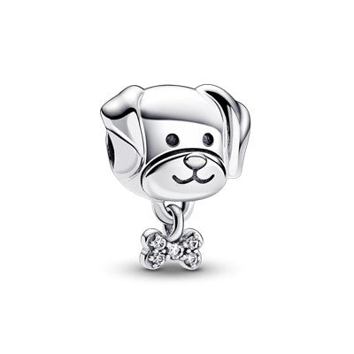 PANDORA PUPPY WITH BONE CHARM 792254C01 Schmuck Silber Silver 925°