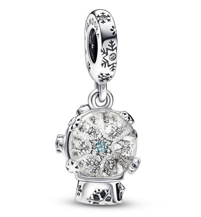 PANDORA SNOWFLAKE SNOWGLOBE 792369C01 Schmuck Silber Silver 925° -