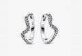 PANDORA SPARKLING DOUBLE HOOP EARRINGS 292545C01 Schmuck Silber Silver 925° - ansicht-3