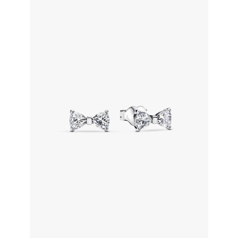 PANDORA SPARKLING DOUBLE HOOP EARRINGS 293542C01 Schmuck Silber Silver 925° ansicht-2