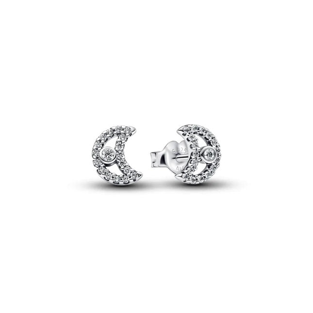 PANDORA SPARKLING DOUBLE HOOP EARRINGS 294257C01 Schmuck Silber Silver 925°