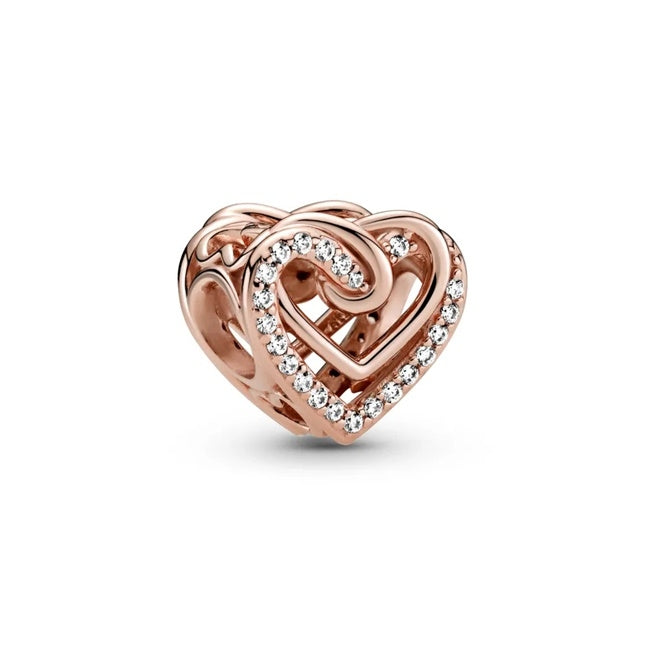 PANDORA SPARKLING ENTWINED HEARTS 789270C01 Schmuck Silber Silver 925°