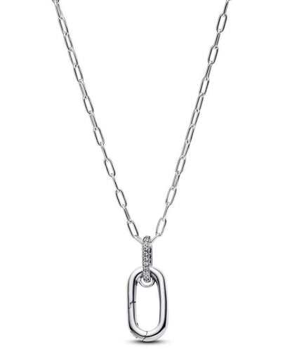 PANDORA SPARKLING HEART COLLIER NECKLACE 394086C01-50 Schmuck Silber Silver 925°
