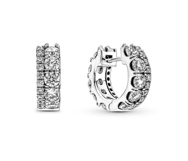 PANDORA SPARKLING HERBARIUM CLUSTER STUD EARRINGS 290058C01 Schmuck Silber Silver 925°