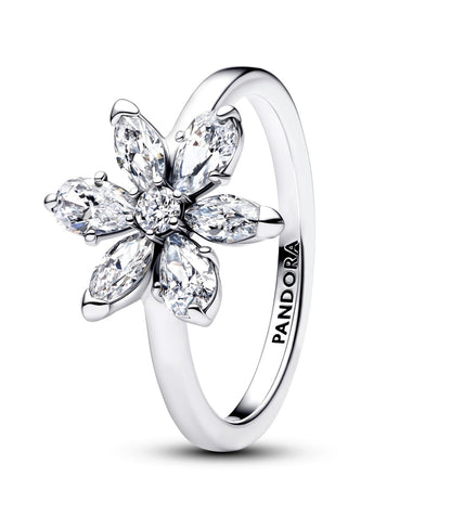 PANDORA SPARKLING LIGHT BLUE BAND RING 193000C02-54 Schmuck Blau Silver 925°