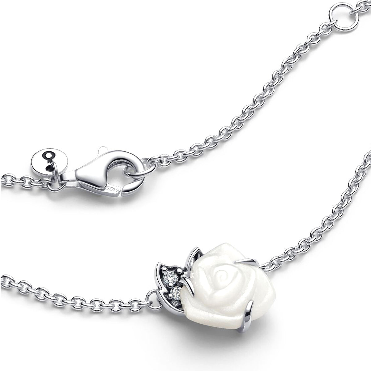 PANDORA SPARKLING ROW COLLIER NECKLACE 393206C01-45 Schmuck Silber Silver 925° - ansicht-2