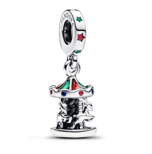PANDORA SPINNING CAROUSEL DANGLE 793586C01 Schmuck Silber Silver 925°