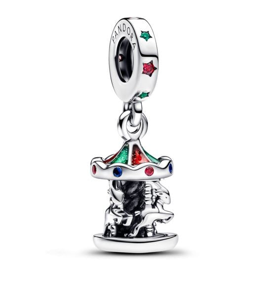 PANDORA SPINNING CAROUSEL DANGLE 793586C01 Schmuck Silber Silver 925°