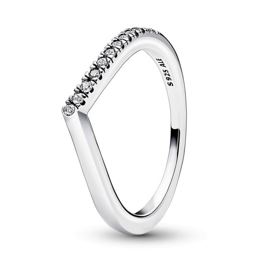 PANDORA TIMELESS WISH HALF SPARKLING RING 192394C01-58 Schmuck Silber Silver 925°