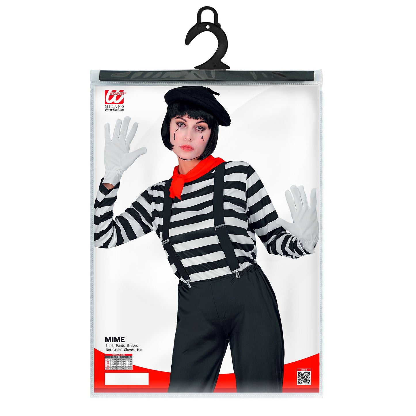 "PANTOMIME" (Oberteil, Hose, Hosenträger, Halstuch, Handschuhe, Mütze) – Ansicht 5