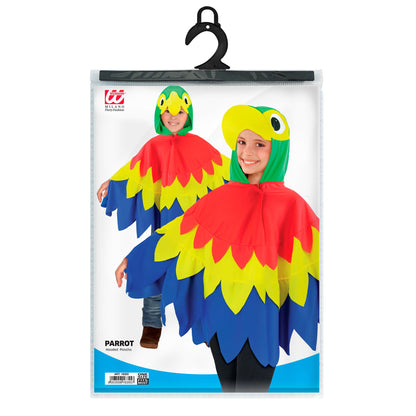 "PAPAGEI" (Poncho mit Kapuze) – Ansicht 4