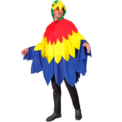 "PAPAGEI" (Poncho mit Kapuze) – Ansicht 3