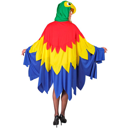 "PAPAGEI" (Poncho mit Kapuze) – Ansicht 4