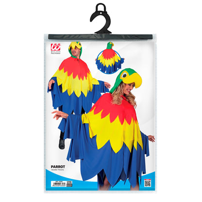 "PAPAGEI" (Poncho mit Kapuze) – Ansicht 5