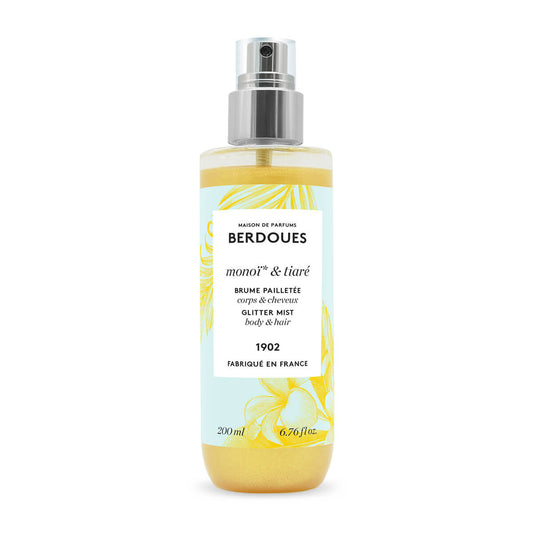 Parfums Berdoues Parfums Berdoues, Monoi & Tiare, Glittery, Duftwasser, Für Haar & Körper, 200 ml *Tester