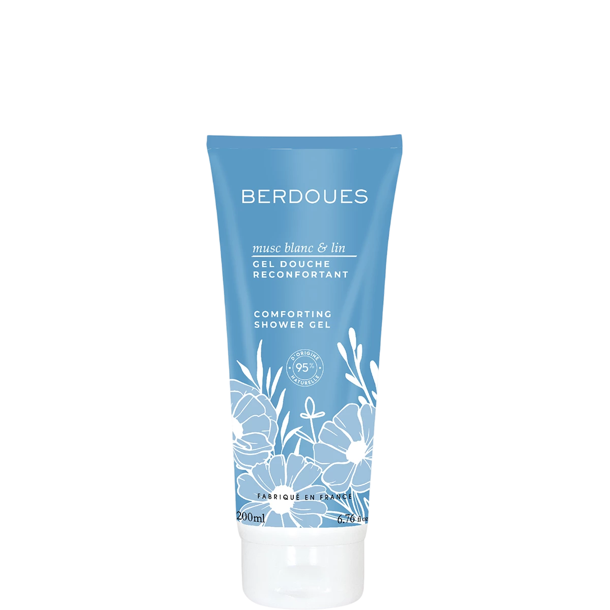 Parfums Berdoues Parfums Berdoues, Musc Blanc Et Lin, Duschgel, 200 ml Regular