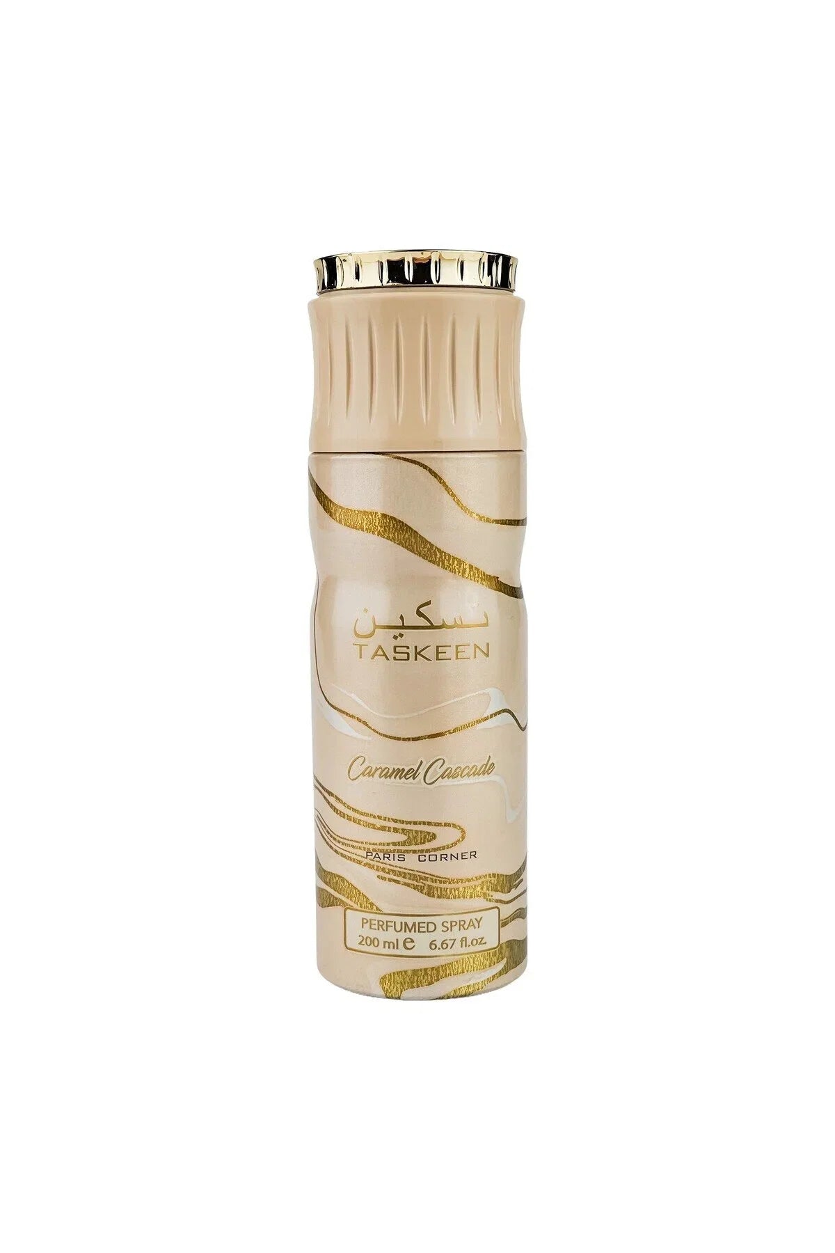 Paris Corner, Taskeen Caramel Cascade, Deodorant Spray, Unisex, 200 ml