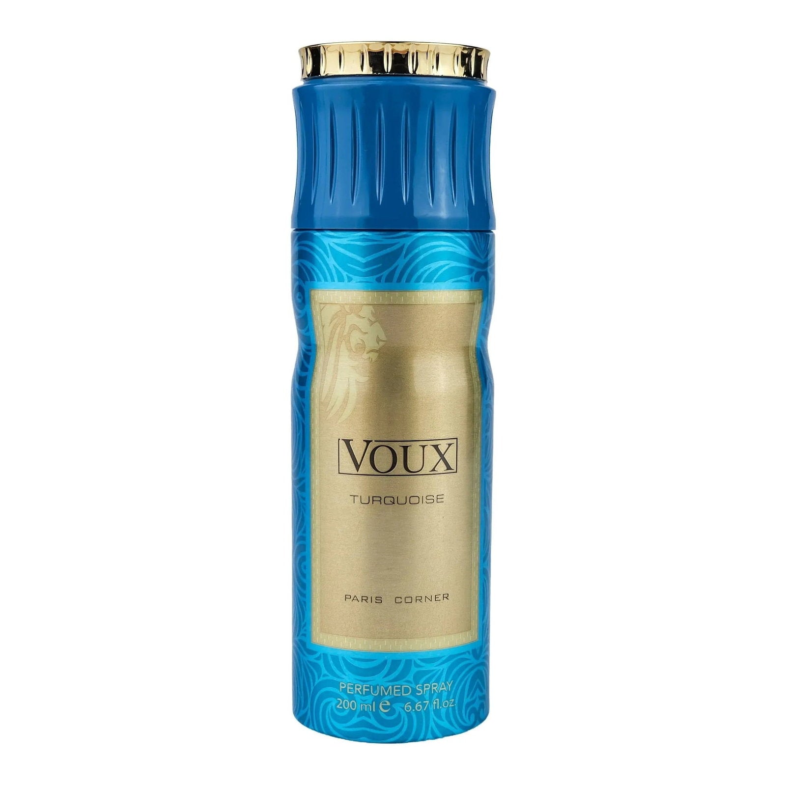 Paris Corner Paris Corner, Voux Turquoise, Deodorant Spray, Unisex, 200 ml Regular