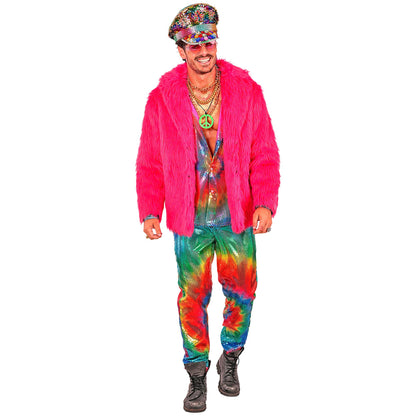 "PARTY FASHION HOSE" (Paillettenhose in Tie-Dye Muster) – Ansicht 5