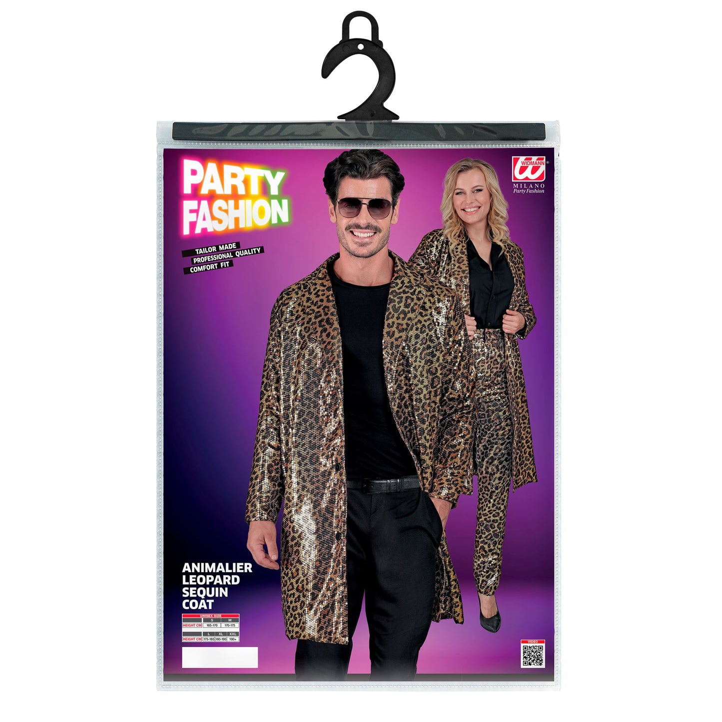 "PARTY FASHION MANTEL" (Paillettenmantel in Leopardenmuster) – Ansicht 5