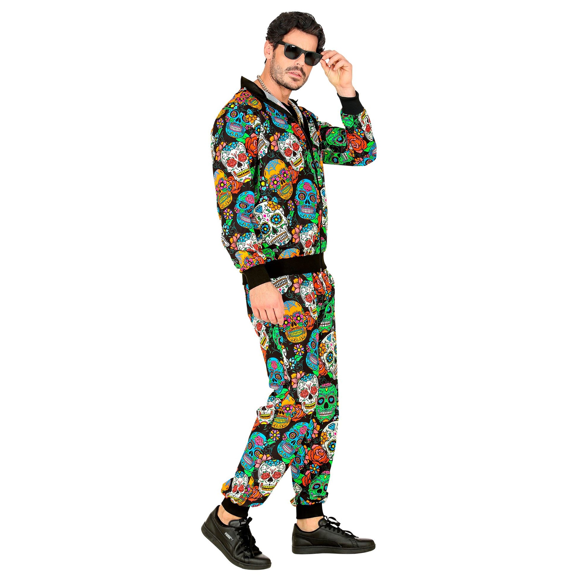 "PARTY FASHION TRAININGSANZUG DIA DE LOS MUERTOS" (Oberteil, Hose) – Ansicht 4
