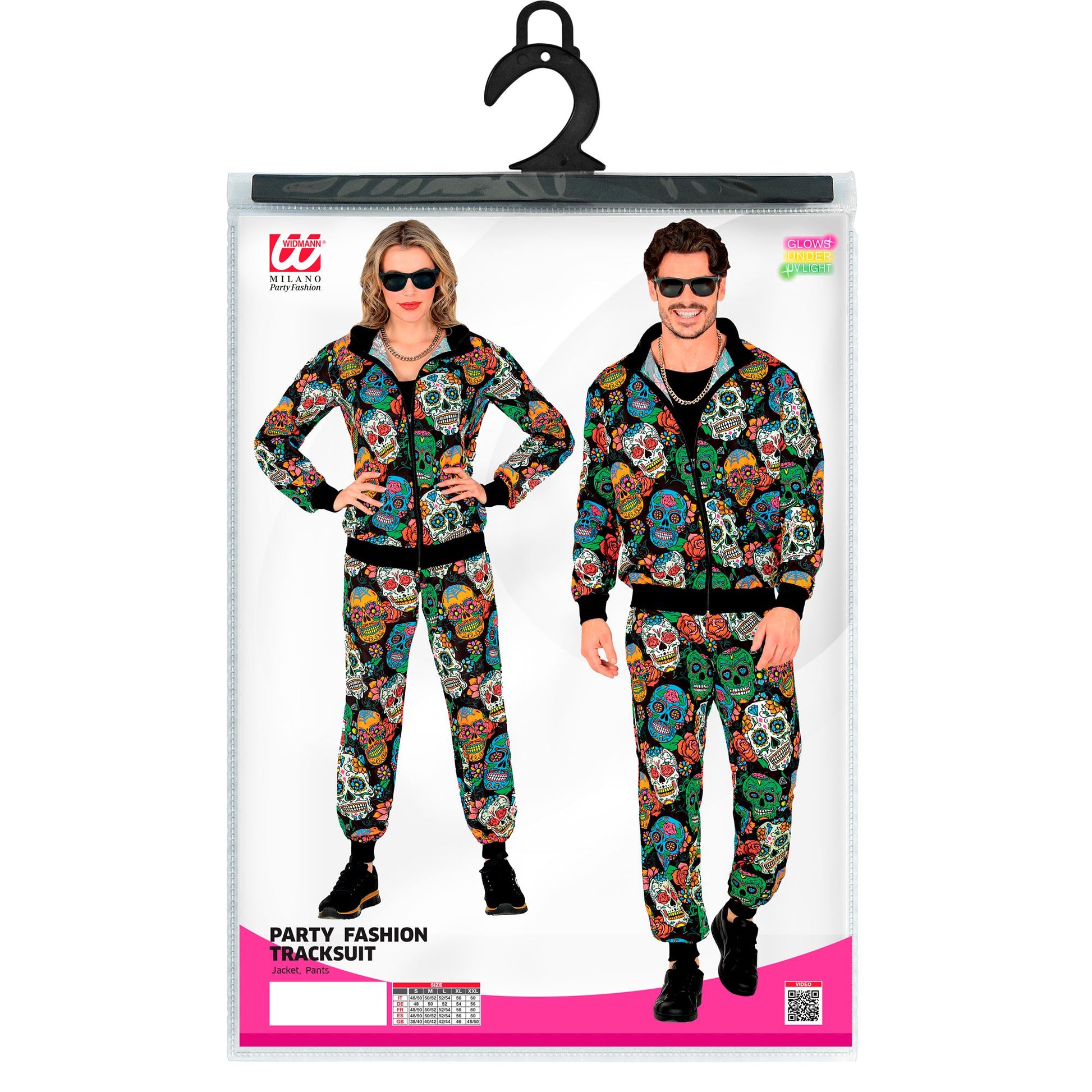 "PARTY FASHION TRAININGSANZUG DIA DE LOS MUERTOS" (Oberteil, Hose) – Ansicht 5