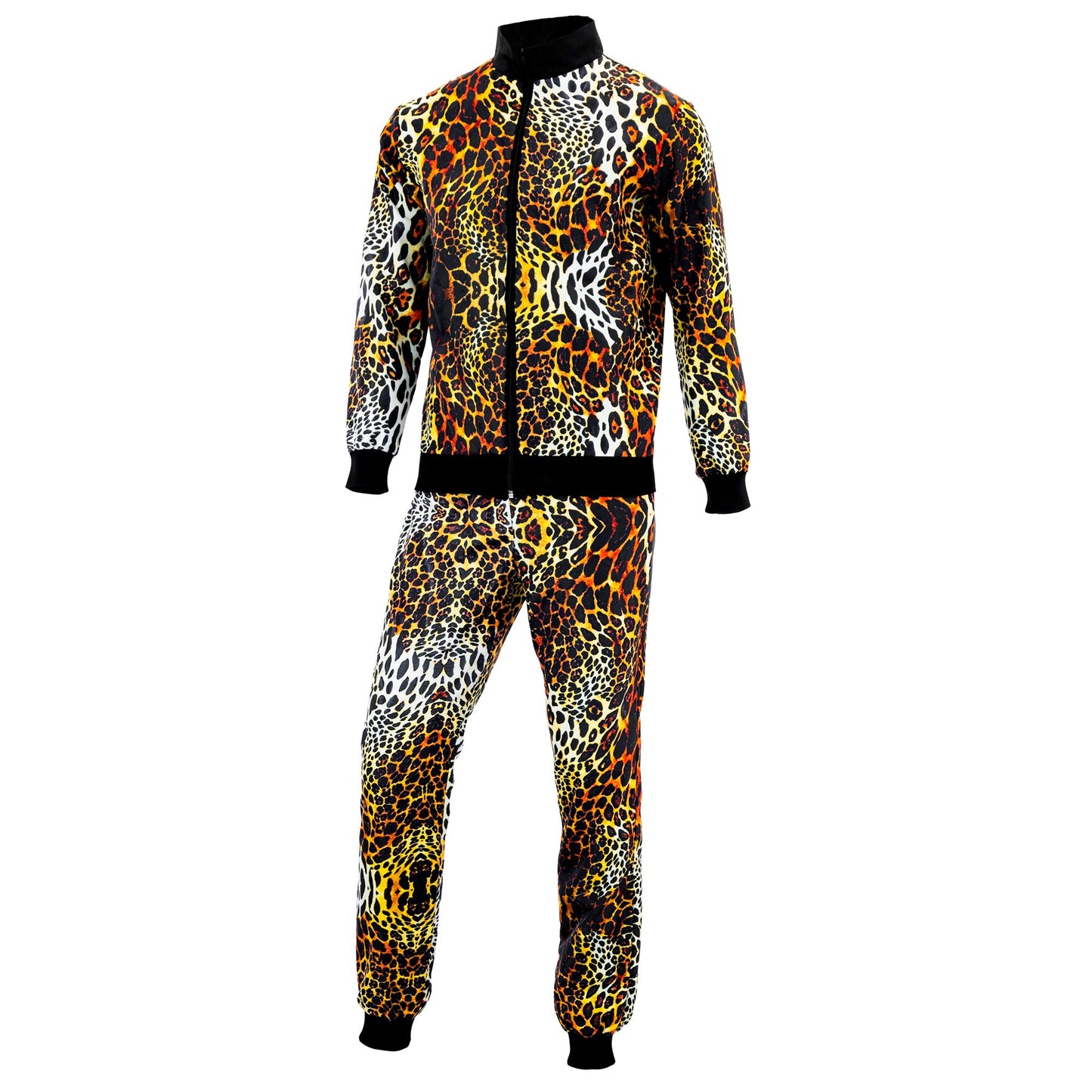 "PARTY FASHION TRAININGSANZUG MIT LEOPARDMUSTER" (Oberteil, Hose) – Ansicht 4