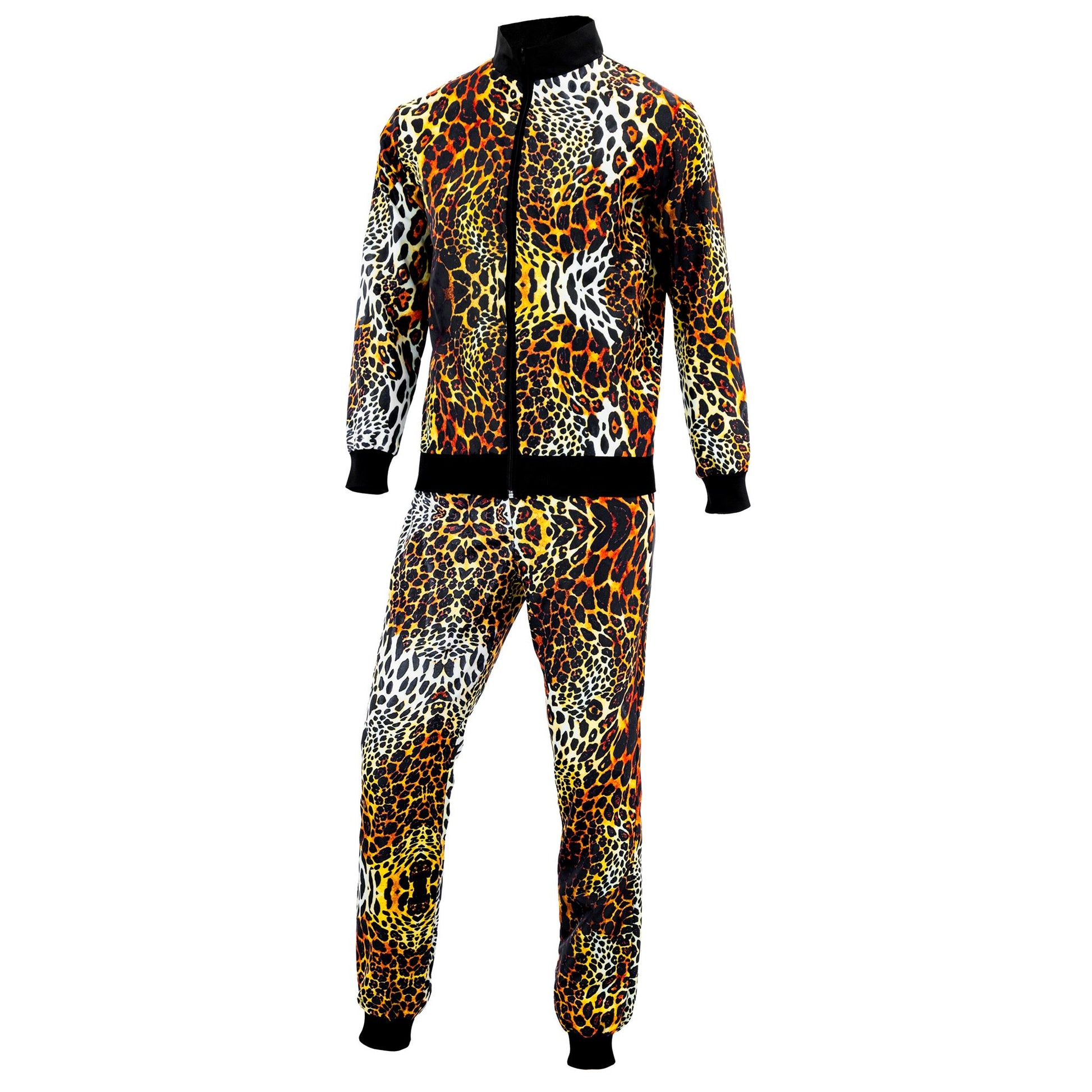 "PARTY FASHION TRAININGSANZUG MIT LEOPARDMUSTER" (Oberteil, Hose) – Ansicht 4