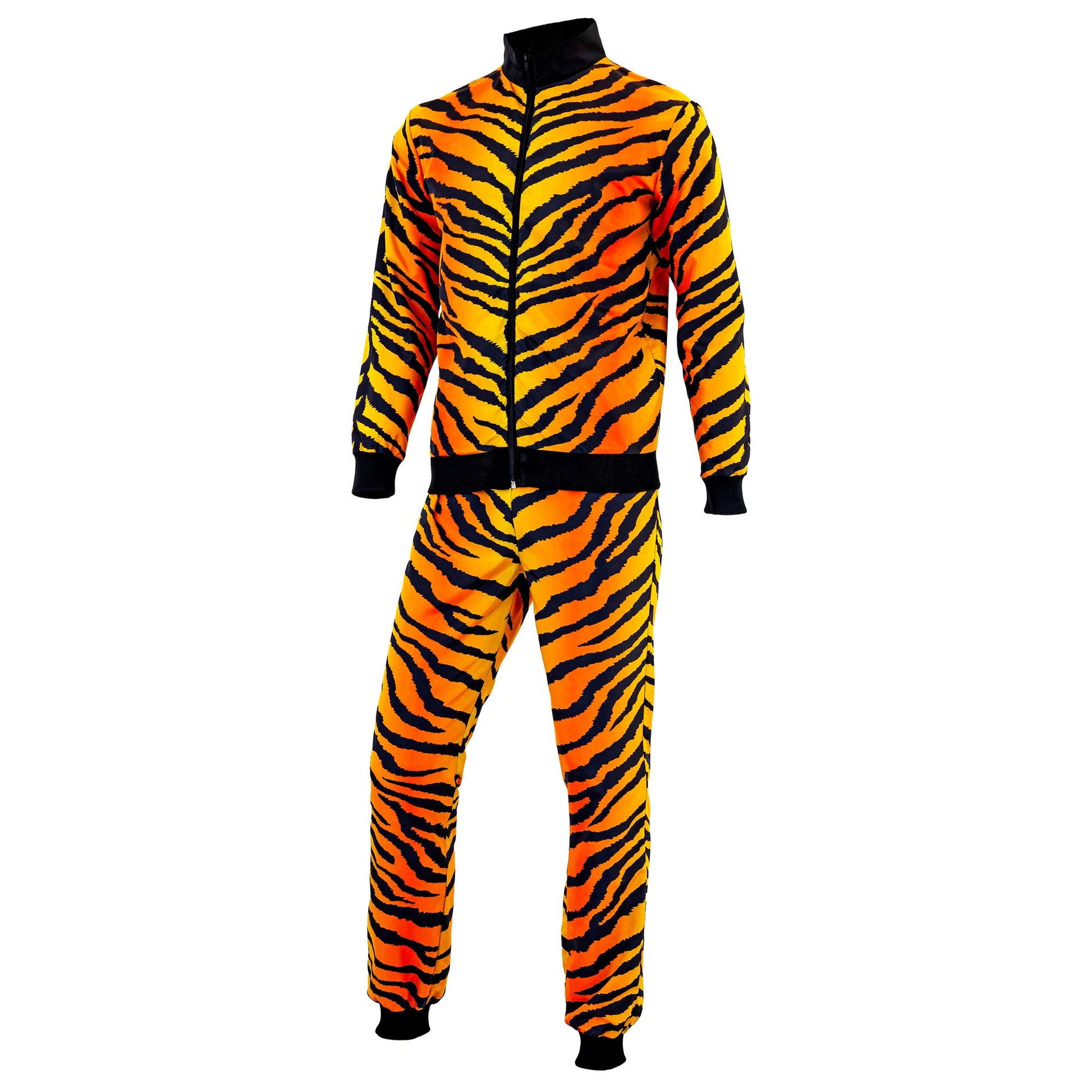 "PARTY FASHION TRAININGSANZUG MIT TIGERMUSTER" (Oberteil, Hose) – Ansicht 4