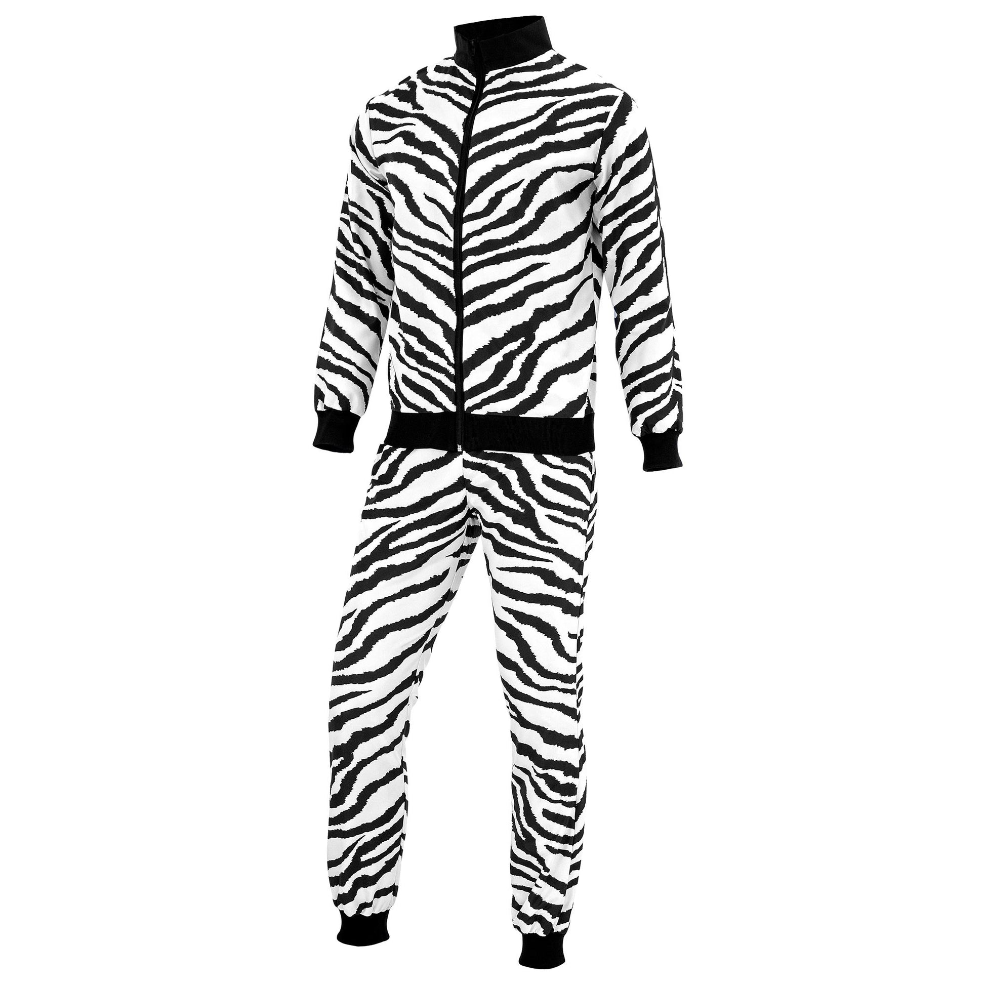 "PARTY FASHION TRAININGSANZUG MIT ZEBRAMUSTER" (Oberteil, Hose) – Ansicht 4