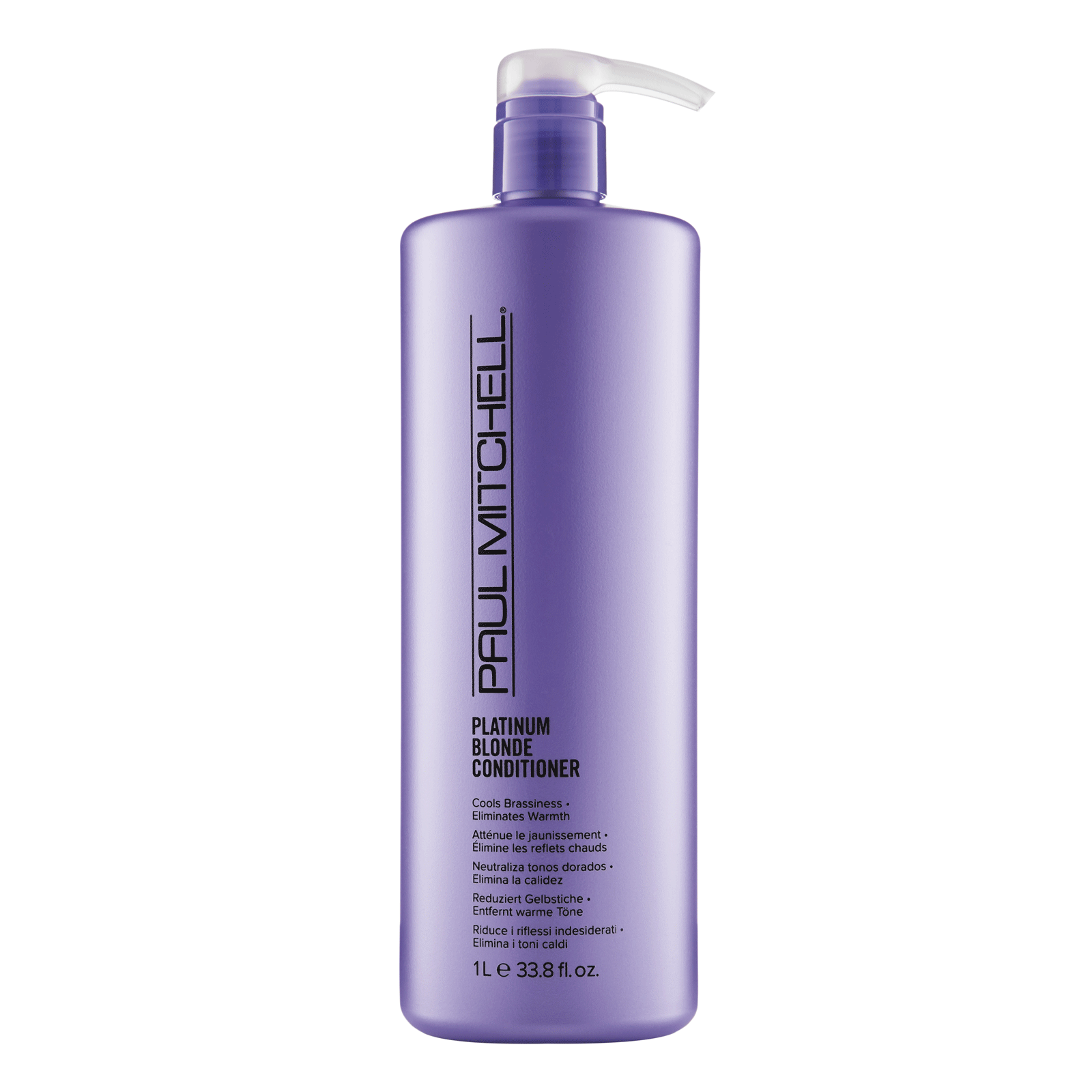Paul Mitchell Paul Mitchell, Blonde Platinum Blonde, Parabenfrei, Haarspülung, Kühlt Messingtöne, 1000 ml Regular
