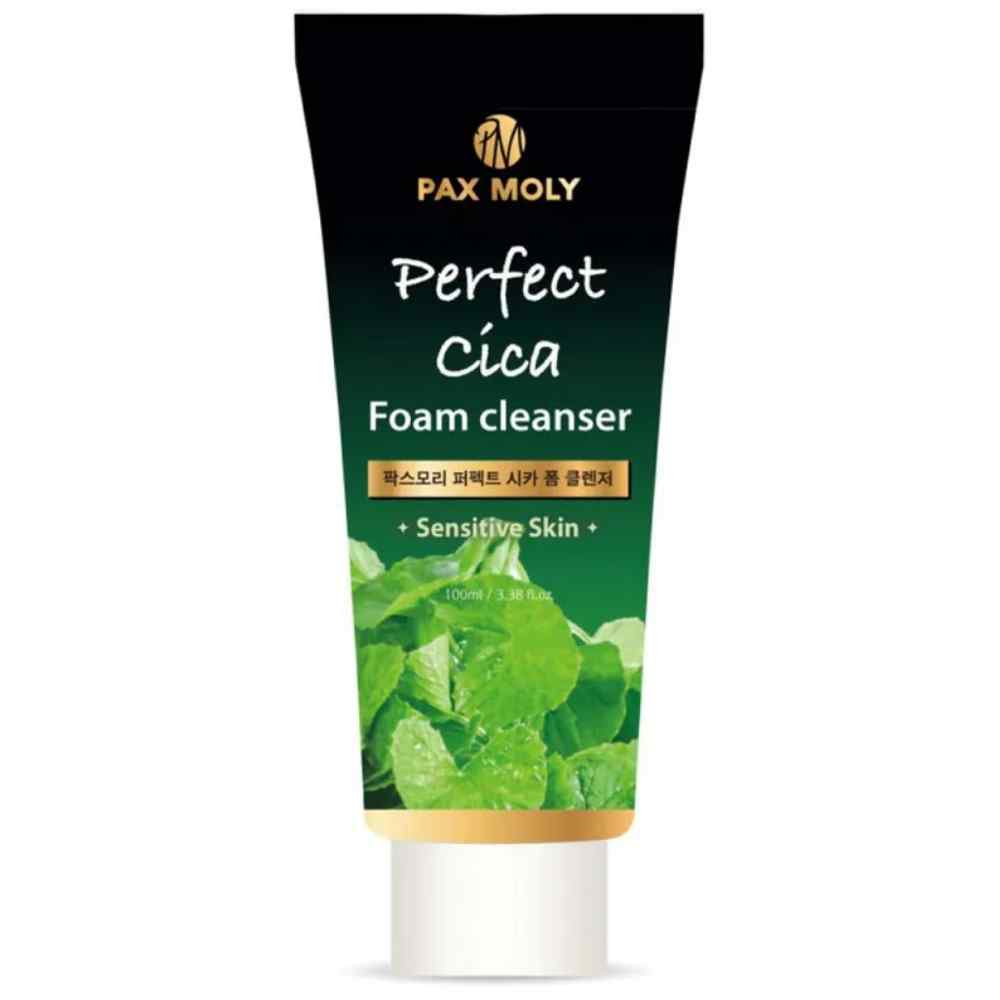 PaxMoly, Perfect Cica, Soothing & Calming & Cleansing, Cleansing Foam, 100 ml