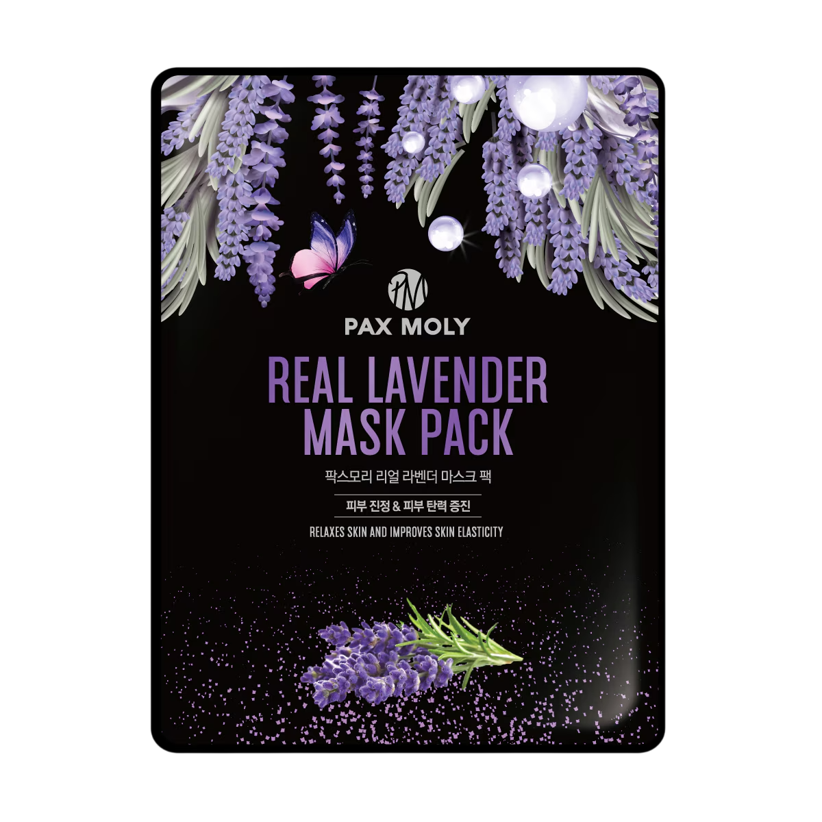 PaxMoly, Real Lavender, Elastizität, Gesichtsmaske, Für das Gesicht, 25 ml