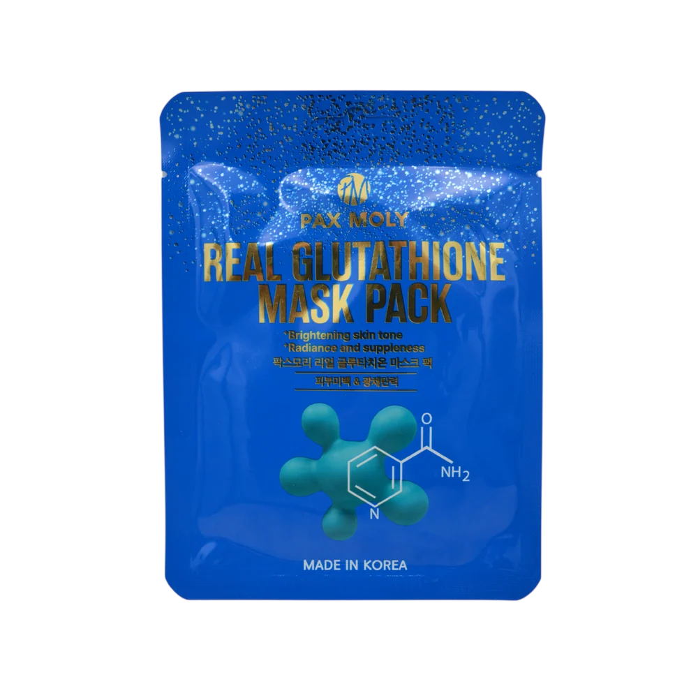 PaxMoly, Real Glutathione, Brightening & Hydrating, Gesichtsmaske, Gesicht, Tag & Nacht, 25 ml