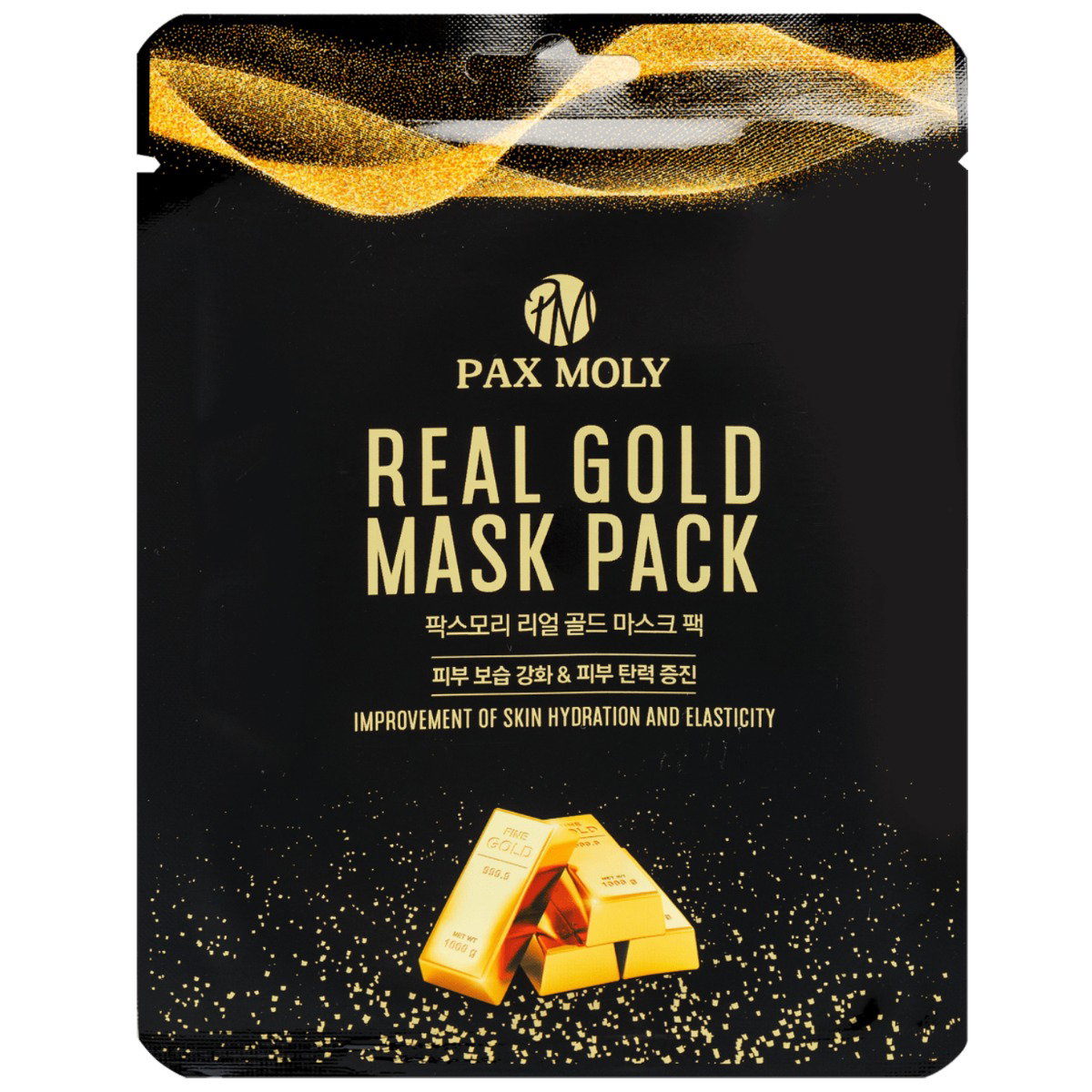 PaxMoly, Real Gold, Hydratisierend, Gesichtsmaske, Für das Gesicht, 25 ml