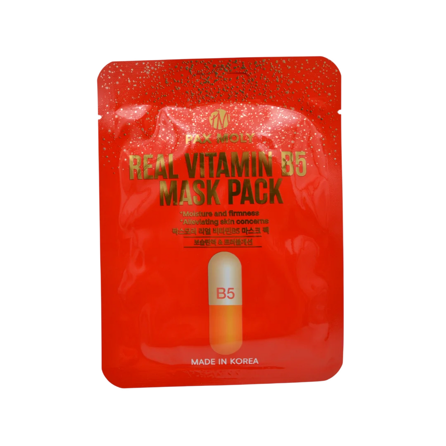 PaxMoly, Real Vitamin B5, Hydrating & Soothing & Repairing, Gesichtsmaske, Gesicht, Tag & Nacht, 25 ml