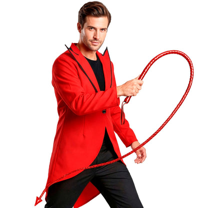 "PEITSCHE TEUFELSSCHWANZ ROT" 180 cm – Ansicht 4
