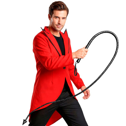 "PEITSCHE TEUFELSSCHWANZ SCHWARZ" 180 cm – Ansicht 4