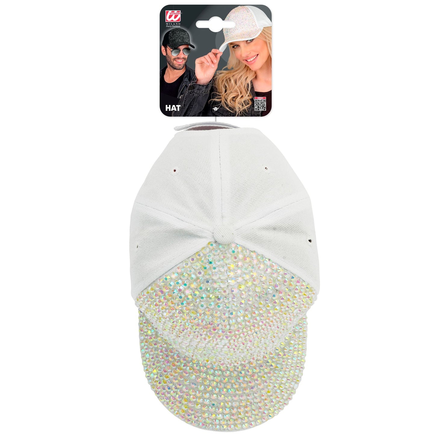 "PERLEN STRASS BASECAP" – Detailansicht
